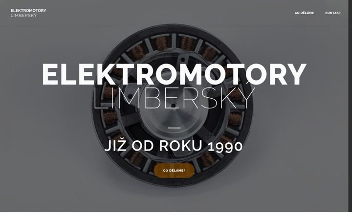 Screenshot di elektromotorylimbersky.cz
