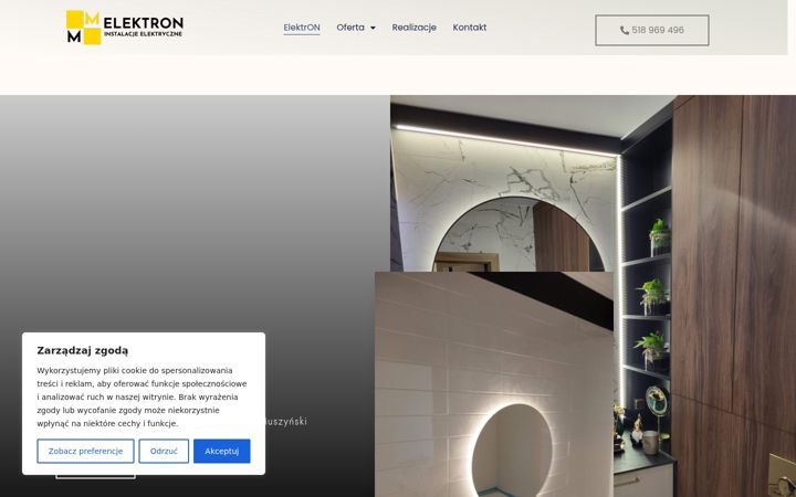 Screenshot του elektron-instalacje.pl
