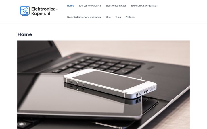 Ekrānuzņēmums no elektronica-kopen.nl