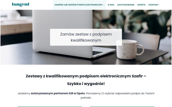 Captura de ecrã de elektronicznypodpis-opole.pl