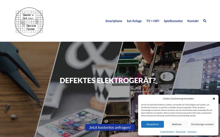 Skärmbild av elektronik-fachhandel-karlsruhe.de