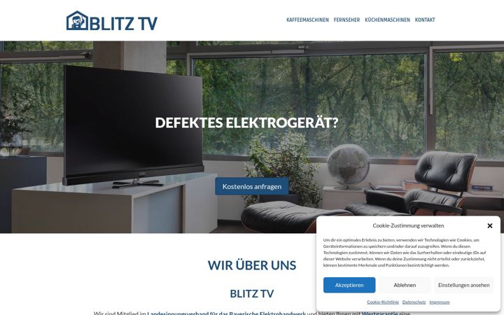 Skärmbild av elektronik-fachhandel-muenchen.de