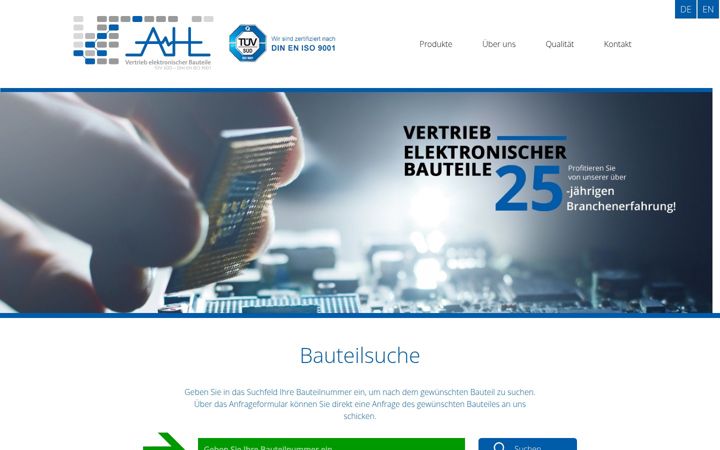 Screenshot of elektronik-heinze.com