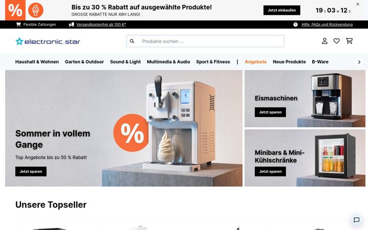 Screenshot του elektronik-star.de