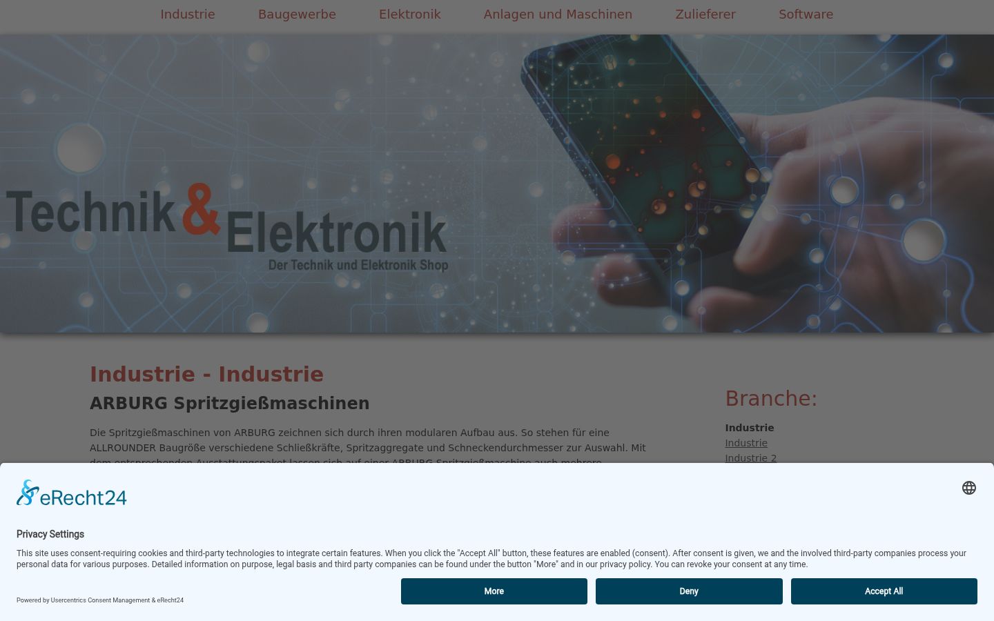 Screenshot van de toestemmingsbanner zoals getoond vóór enige interactie