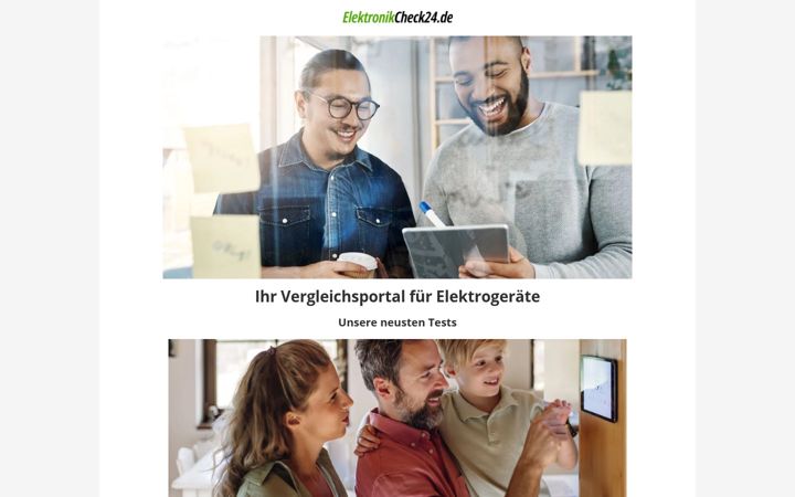 Screenshot του elektronikcheck24.de