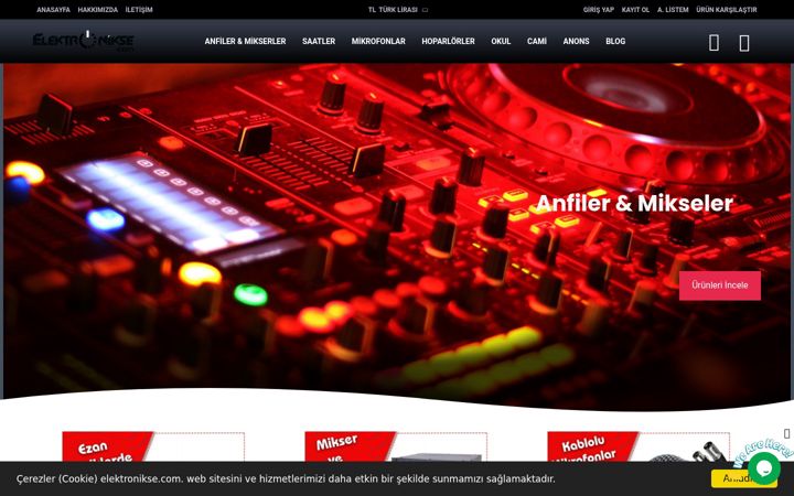 Screenshot of elektronikse.com