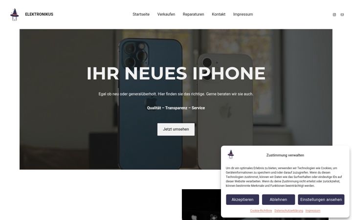 Screenshot του elektronikus-shop.de