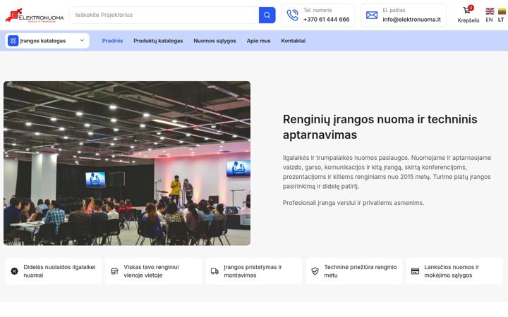 Snímek obrazovky elektronuoma.lt