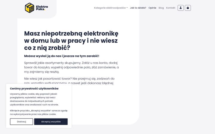 Captura de ecrã de elektropaka.pl