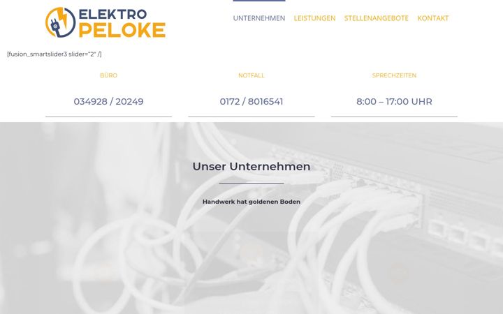 Zrzut ekranu elektropeloke.de