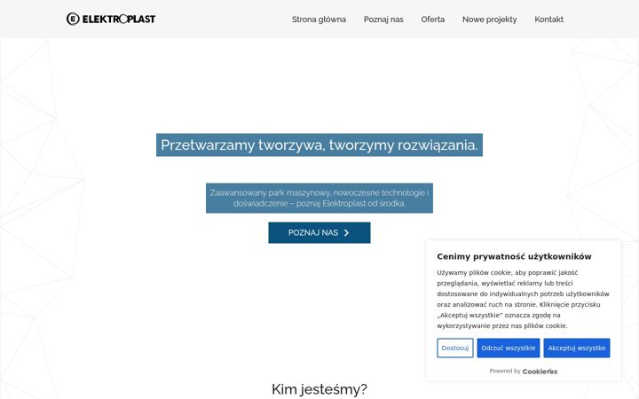 Captura de ecrã de elektroplast.pl