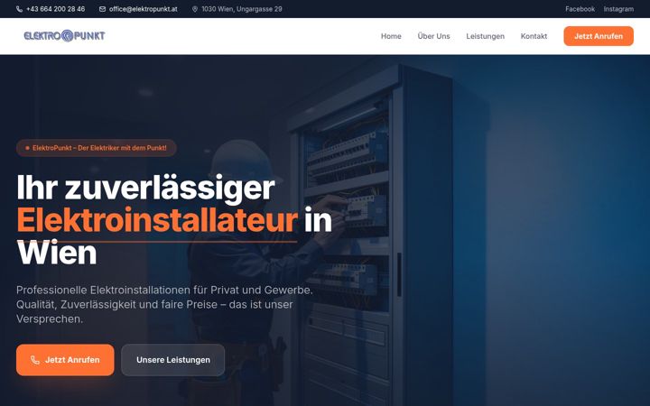 Screenshot di elektropunkt.at