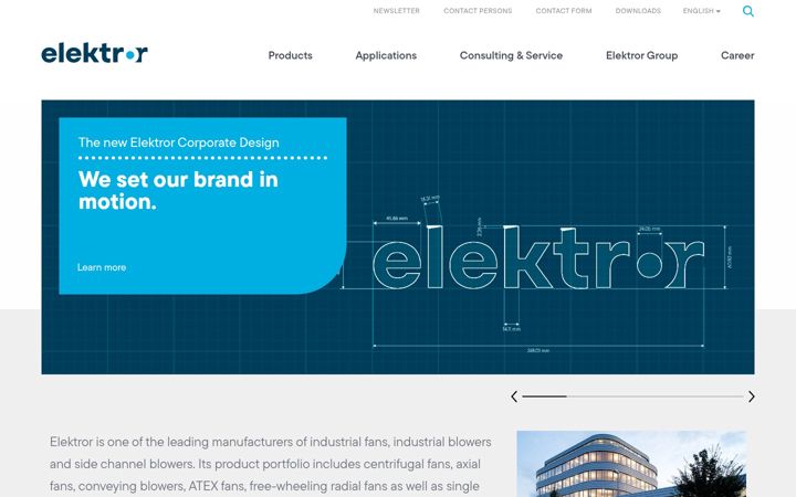 Screenshot of elektror.com