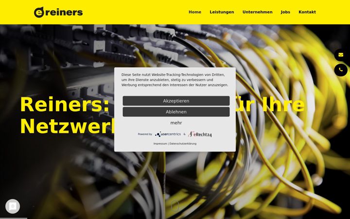 Zrzut ekranu elektroreiners.de