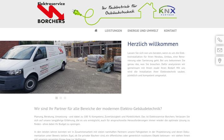 Screenshot ta' elektroservice-borchers.de
