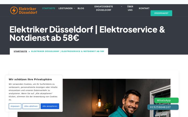 Screenshot ta' elektroservice-duesseldorf.de