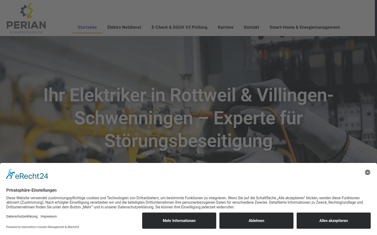 Screenshot tal-banner tal-kunsens muri qabel kwalunkwe interazzjoni