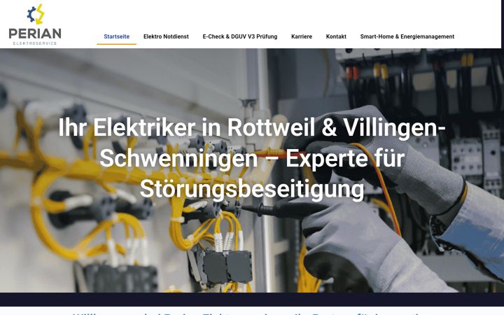 Screenshot ta' elektroservice-vs.de