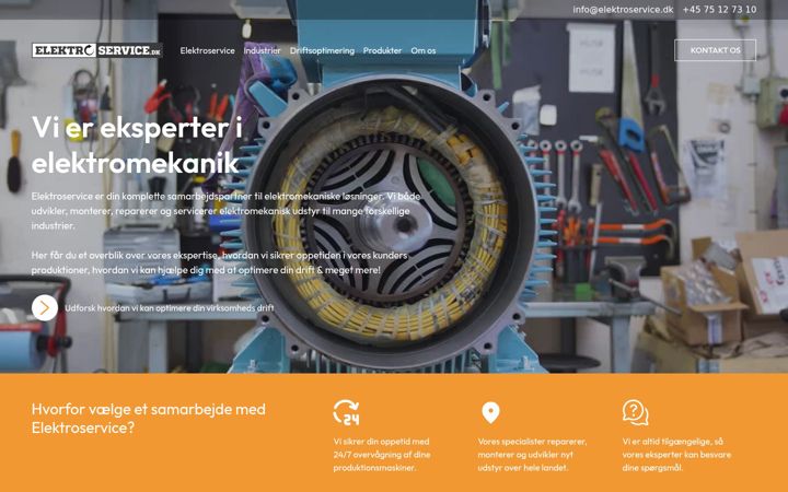 Ekrano kopija elektroservice.dk