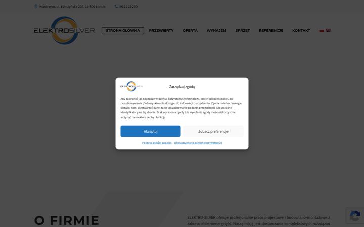 Captura de ecrã de elektrosilver.pl