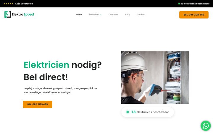 Ekrānuzņēmums no elektrospoed.nl