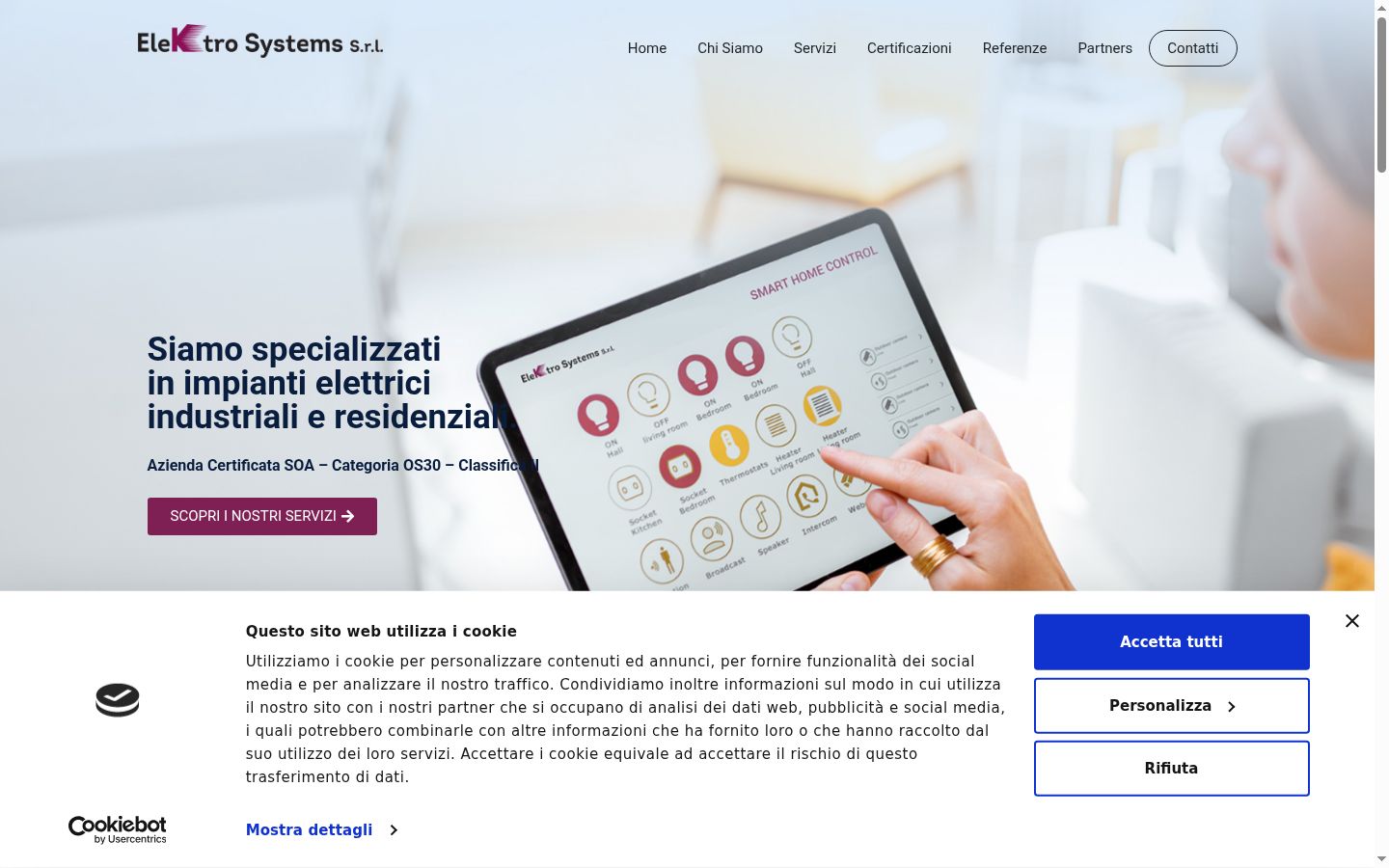 Képernyőkép a bármilyen interakció előtt megjelenő hozzájárulási bannerről