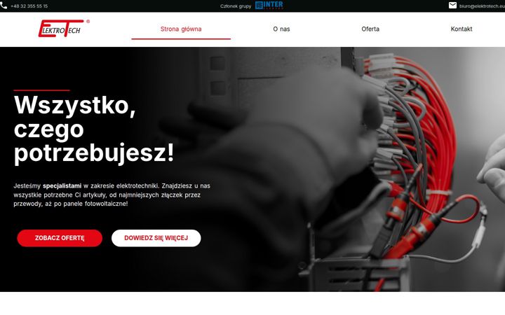 Ekrano kopija elektrotech.eu