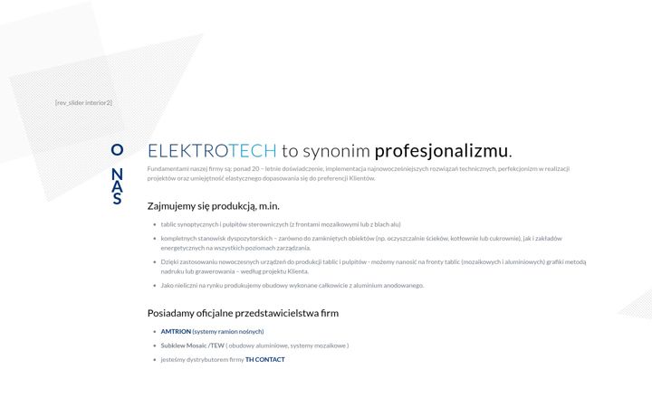 Captura de ecrã de elektrotech.org.pl