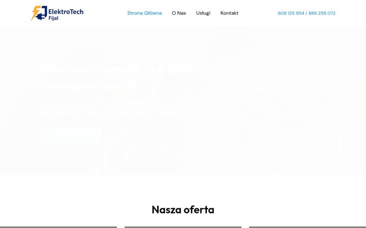 Captura de ecrã de elektrotechfijal.pl