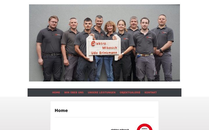Screenshot of elektrotechnik-brinkmann.com