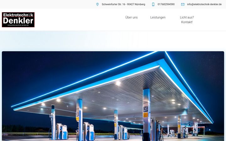 Screenshot di elektrotechnik-denkler.de