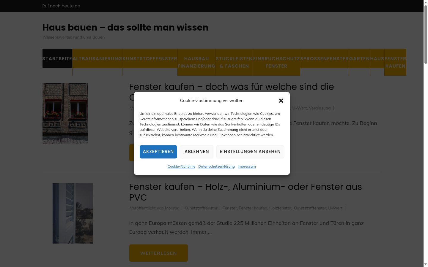 Zrzut ekranu banera zgody wyświetlanego przed jakąkolwiek interakcją