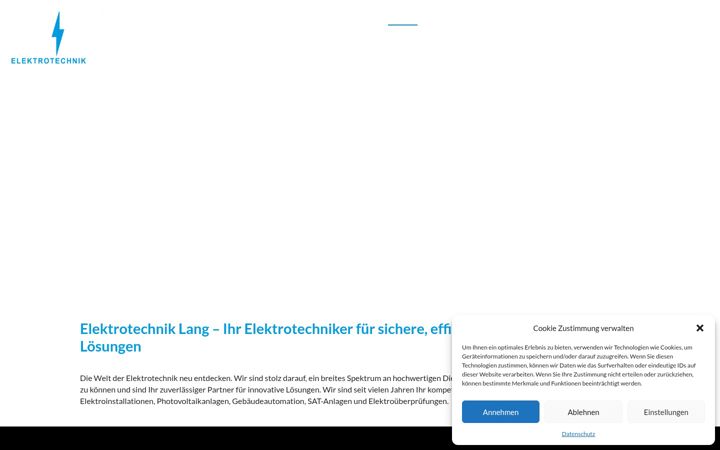 Screenshot di elektrotechnik-lang.at