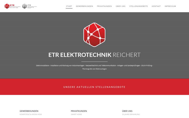 Screenshot von elektrotechnik-reichert.de