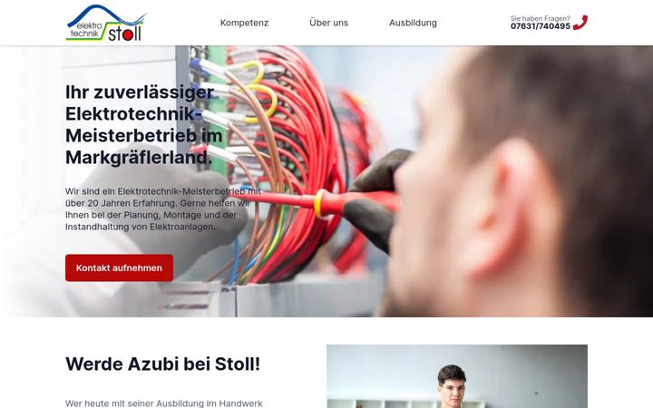 Képernyőkép: elektrotechnik-stoll.de
