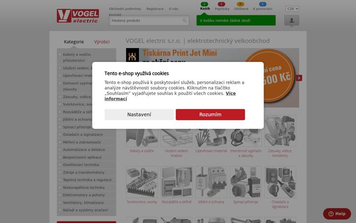 Screenshot ta' elektrotechnika-shop.cz
