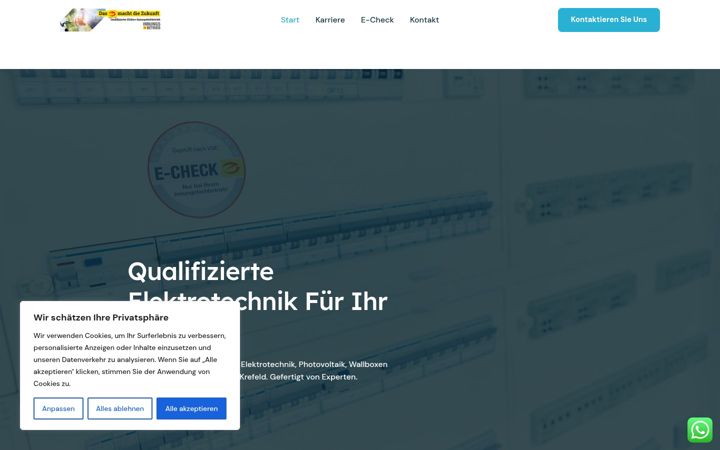 Екранна снимка на elektroteq.de