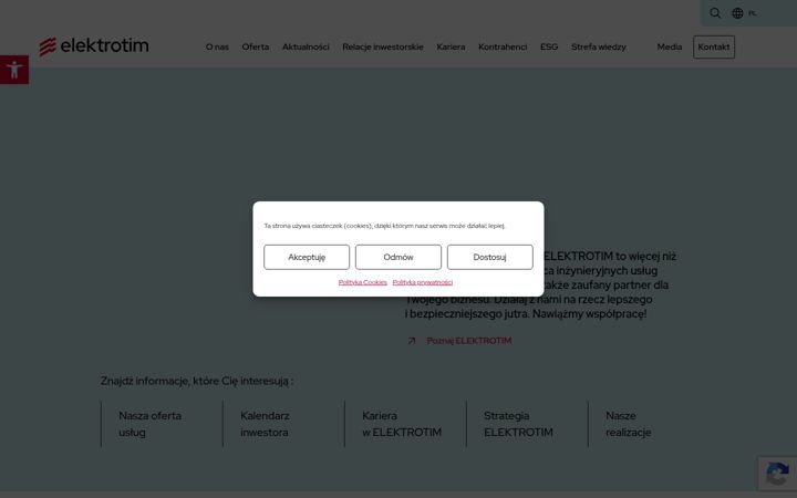 Captura de ecrã de elektrotim.pl