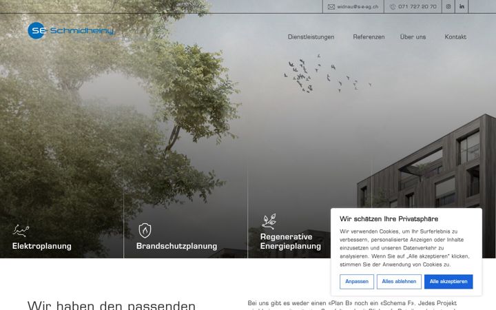 Snímek obrazovky elektrowelten.ch
