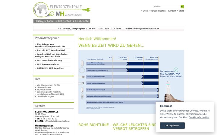 Screenshot di elektrozentrale.at
