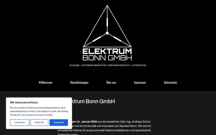 Екранна снимка на elektrum-bonn.de