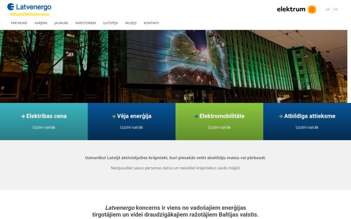 Screenshot of elektrumgroup.com