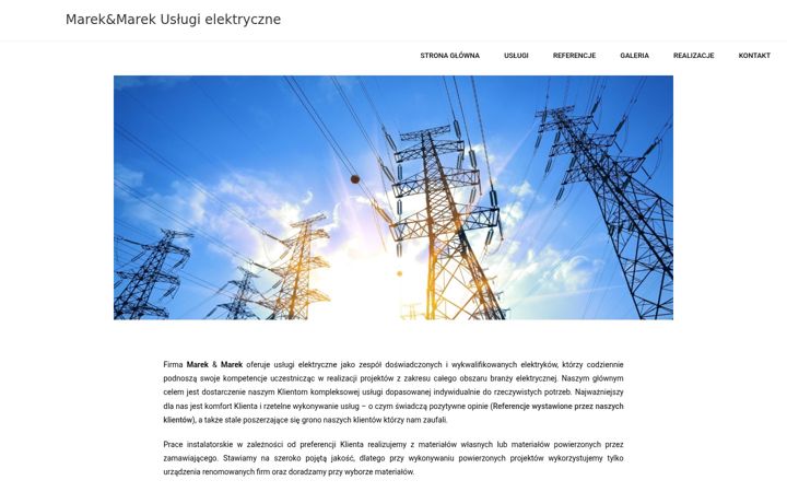 Captura de ecrã de elektrycygliwice.pl