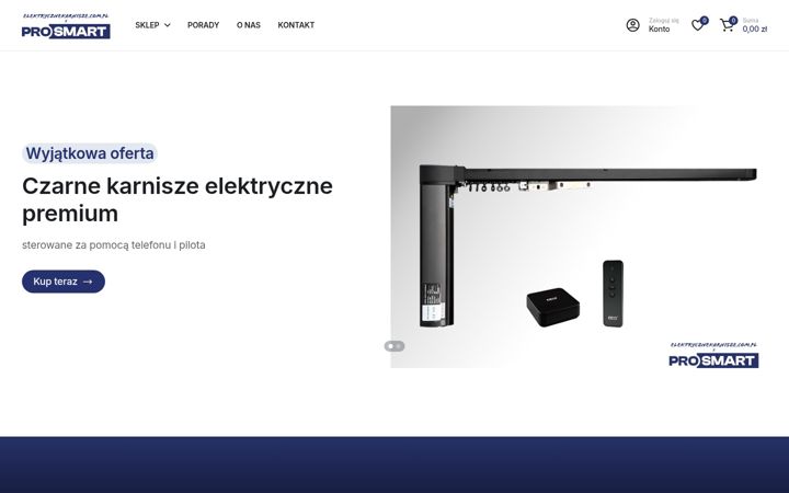 Captura de ecrã de elektrycznekarnisze.com.pl