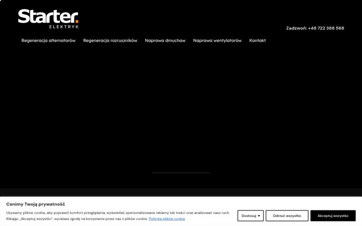 Captura de ecrã de elektrykstarter.pl