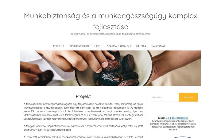 Snímek obrazovky elelmiszeresitalbiztonsag.hu