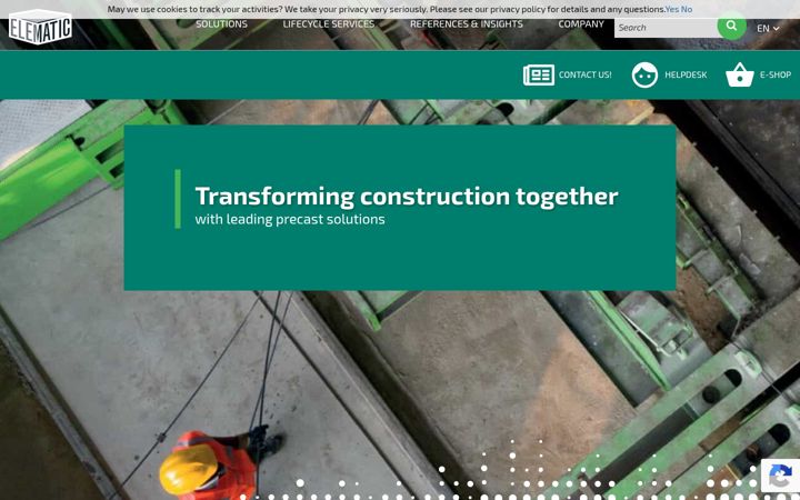 Screenshot of elematic.com