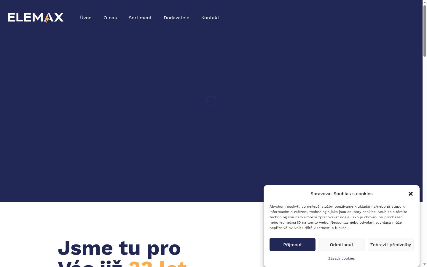Screenshot tal-banner tal-kunsens muri qabel kwalunkwe interazzjoni