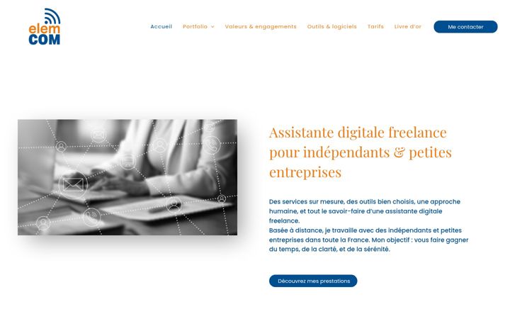 Screenshot stránky elemcom.fr